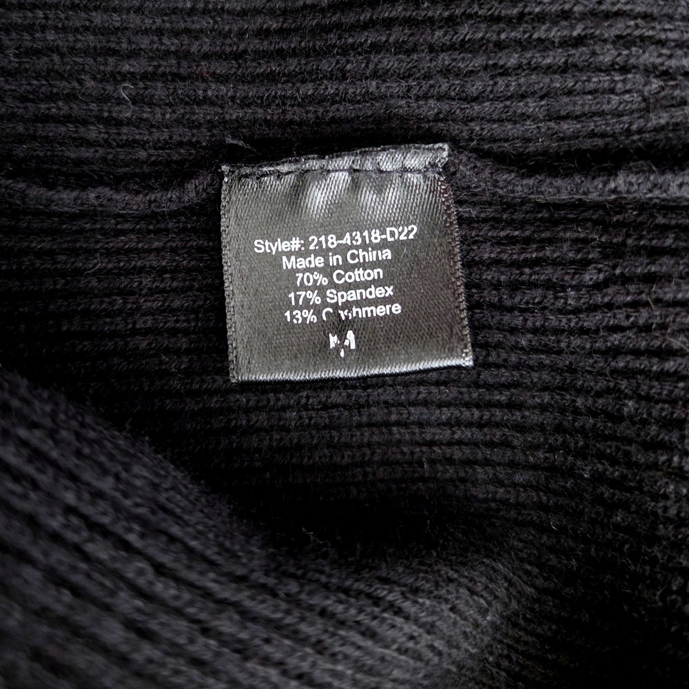 Jenni Kayne Ludlow Skirt Black Cotton Cashmere Knit Maxi‎ Column Skirt Size M - Picture 7 of 8